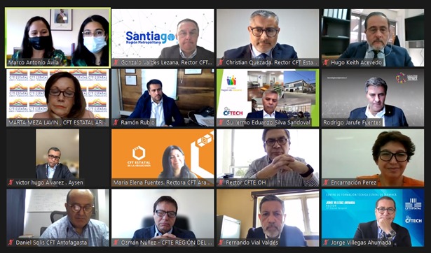 Ministerio de Educación inicia trabajo de coordinación con red de Centros de Formación Técnica Estatales